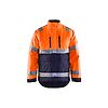 Veste de travail hiver haute visibilité 4827 - Orange fluo/Marine image 0