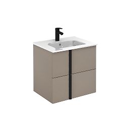 FUME SABLE POIGNEES 600MM NOIRES MAT image