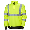 Sweat de travail à col haut zippé haute visibilité ADDVIS image 0