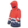 PARKA HV FEMME IRMA ROUGE FLUO/NAVY image 0