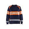 Sweat de travail haute visibilité femme 3409 - Marine/Orange image 0