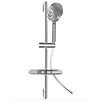 Ensemble barre douche 700mm diam 22mm douchette 3 jets Tablette chromée image 0