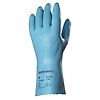 Lot de 10 paires de gants EUROCHEM L5210 - Support en coton - Enduction en latex naturel bleu image 2