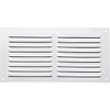 Grille aluminium blanche - Brochable image 2