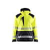 Veste de travail hardshell haute visibilité 4435 - Jaune/Noir image 0
