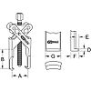 Extracteurs universels à 2 griffes fines image 1