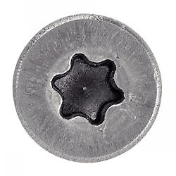 Vis à bois tendre tête fraisée six lobes - Inox A2 image