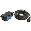 RALLONGE DE CHANTIER MULTIPRISES CABLE 10M H07RN-F 3G1,5 4 PRISES IP44 image 0