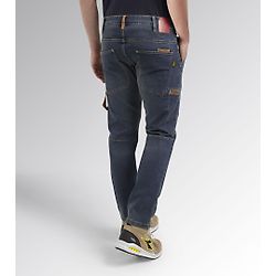 Jean de travail élastique STONE PLUS - Denim lavé image