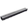Caniveau Midi avec grille galvanisée A15 - 121 x 84 x 1 000 mm image 0