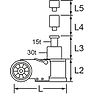 Cric hydropneumatique 30 t /15 t pliable image 15