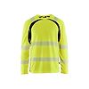 T-shirt de travail manches longues haute visibilité 3599 - Jaune/Noir image 0