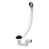 Vidage baignoire avec grille inox, bonchon-chaînette et trop-plein siphon 360 image 0