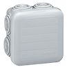 Boîte de dérivation étanche carrée Plexo - gris RAL7035 - 650°C - IP55 image 0