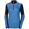 Sous-vêtement technique demi zippé en laine mérinos femme LIFA image 0