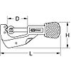 Coupe-tube 4-28 mm du coffret 122.1100 image 1