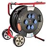 ENROULEUR MAMMOUTH A CHASSIS ROULANT 3,6kW H07RN-F 3G2,5 6 PRISES NF image 0