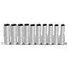 Jeu de 10 douilles 6 pans ULTIMATE® sur rail 1/4'', 4-13 mm image 0