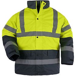 Parka d'hiver de travail haute visibilité ROADWAY - Jaune Fluo image