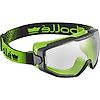 Lunettes-masque de protection PC/TPR SPECTRUM Incolore Platinium - Noir/Jaune  image 2