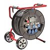 ENROULEUR MAMMOUTH ROULANT 3,6kW H07RN-F 3G2,5  3 PRISES NF + 3 PRISES CEI 1PNT/16A/230V IP44 image 0
