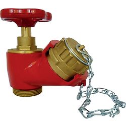 Robinet de prise simple avec bouchon et chaînette image