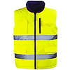 Gilet de travail d'hiver sans manche réversible haute visibilité HI-WAY - Jaune Fluo image 11