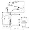 Mitigeur bidet Ancoflash - chrome image 1