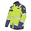 BLOUSON ATA PI JAUNE FLUO/BLEU MARINE image 4