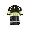 Polo de travail haute visibilité anti-UV 3338 - Noir/Jaune fluo image 0