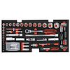 Coffre à outils ULTIMATE équipé - 3 tiroirs et plateau - 114 pcs image 2