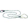 LONGE 1,5M AVEC CONNECTEUR GRANDE OUVERTURE BLANC image 0