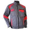 Veste de travail col montant COLZA - GRIS/ROUGE image 0