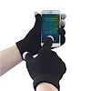 Gants tricot pour écran tactile Noir image 1