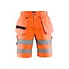 Short de travail haute visibilité 15351811 - Orange fluo image 0