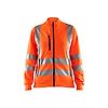 Sweat de travail zippé haute visibilité femme 3308 - Orange fluo image 0