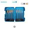 Coffret de 10 mèches plates bois Classic image 1