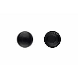 Bouchons en pvc pour vis DIN-7504-N et DIN-7981 - Noir image