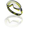 Lunettes-masque de protection PC/TPR SPECTRUM Incolore Platinium - Noir/Jaune  image 5