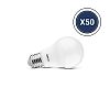 Lot de 50 Ampoules LED E27 180° IP20 image 3