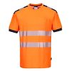 T-Shirt HV PW3 Orange/Gris image 0