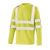 T-SHIRT MANCHES LONGUES BASE 2 JAUNE FLUO image 0