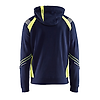 Sweat de travail zippé à capuche détails fluo 3433 image 1