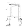 Mitigeur lavabo bec haut New Anco 2 - chrome image 1