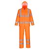 Ensemble de pluie enroulable haute visibilité Orange image 4