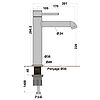 Mitigeur lavabo ou lave mains réhaussé ness image 1