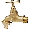Robinet de puisage laiton brossé Tête à potence - raccord au nez - Série 1345 image 0