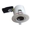 Support de spot BBC orientable+douille auto-Miidex-Blanc image 0
