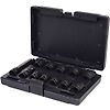 Coffret de douilles à chocs 6 pans 1/2'' - 10 douilles, cardan, rallonge - 12pcs image 0