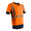 T-shirt de travail manches courtes haute visibilité KOMO - Orange Fluo image 8